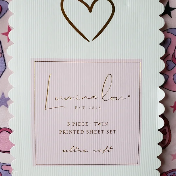 Pink Cowgirl 3-Piece Bed Sheet Set TWIN Coastal Cowgirl Western Girly - Picture 5 of 6